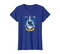 Harry Potter Ravenclaw House Crest T-Shirt, Femme, Bleu Royal, S