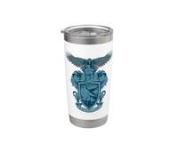 Harry Potter Ravenclaw Raven Crest Gobelet isotherme en acier inoxydable double paroi