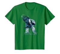 Harry Potter Ravenclaw Watercolour R T-Shirt, Enfant, Vert Kelly, 12 Ans