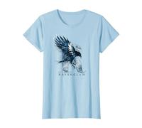 Harry Potter Ravenclaw Watercolour R T-Shirt, Femme, Bleu Céleste, L