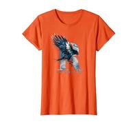 Harry Potter Ravenclaw Watercolour R T-Shirt, Femme, Orange, XS