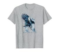 Harry Potter Ravenclaw Watercolour R T-Shirt, Homme, Gris Chiné, L