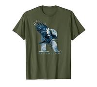 Harry Potter Ravenclaw Watercolour R T-Shirt, Homme, Olive, L
