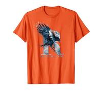 Harry Potter Ravenclaw Watercolour R T-Shirt, Homme, Orange, L