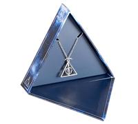 Generique – Coffret cadeau collier Harry Potter Reliques de la Mort, pendentif tournant argenté