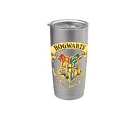 Harry Potter Rendered Hogwarts Crest Gobelet isotherme en acier inoxydable double paroi