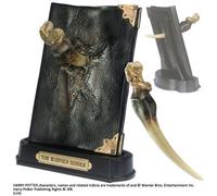 HP- BASILISK FANG & TOM RIDDLE DIARY - The Noble Collection Harry Potter Basilisk Fang and Tom Riddle Diary Sculpture - 9in (23cm) Resin Horxcrux Replica - Officially Licensed Film Set Movie Props Gifts