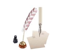 The Noble Collection Poudlard plume d'écriture avec papier à tête de Poudlard