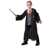 Harry Potter Robe de Luxe Enfants Monde Livre Jour Costume Déguisement + Wand