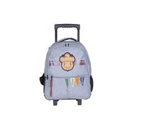 Harry Potter - Sac À Dos - Roulettes University - Gris - 2 Compartiments Bleu TU
