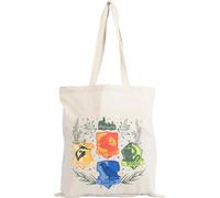 Harry Potter - Sac de transport, Armoiries d'herboristerie, Toile TA12116 (Taille unique) (Couleur crème/Multicolore)
