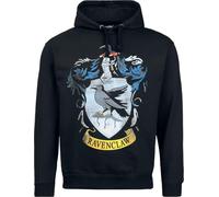 Harry Potter Serdaigle Homme Sweat-Shirt à Capuche Noir L