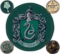 Harry Potter - Serpentard - Autocollants Lot de 5 - Vinyle TA897 (Taille unique) (Vert)