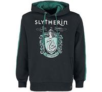 Sweat à Capuche Harry Potter pour Adultes | Noir, Serpentard pour Homme et Femme | Produit Officiel, Noir, M