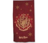 Carbotex Serviette de plage Harry Potter 70 x 140 cm 100 % coton Multicolore