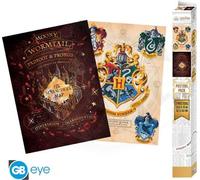 HARRY POTTER - Set 2 Chibi Posters - Crest & Marauders (52x38)