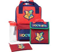 Harry Potter - Set de sacs à dos pour enfants - Pack de 4 NS7272 (Taille unique) (Rouge/Vert/Bleu)