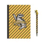 Harry Potter - Set Papeterie Poufsouffle - Bloc-Notes + Stylo - 2 Pc