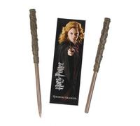 The Noble Collection – Set stylo baguette et marque-page Hermione Harry Potter