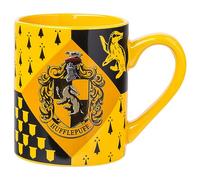 Harry Potter Silver Buffalo HP7432 Tasse en céramique avec blason de Poufsouffle, 414 ml, Multicolore