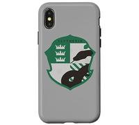 Harry Potter Slytherin Four Square Shield Crest Coque pour iPhone X/XS