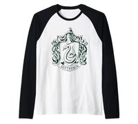 Harry Potter Slytherin One Color Crest Manche Raglan