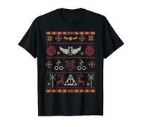 Harry Potter Stitched Theme T-Shirt, Homme, Noir, S