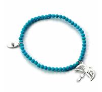 Harry Potter Stone Bracelet With Sterling Silver Charm Diadem