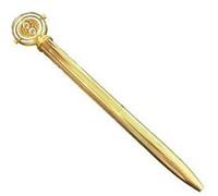The Carat Shop Stylo métallique 3D Harry Potter HPPM100 avec pendentif Time Turner Or