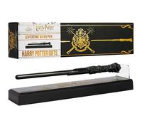 Harry Potter Stylo Baguette Lévitation, Stylo à Bille Magique à Encre Noire avec Support Magnétique, Accessoire de Bureau Flottant, Cadeau Hogwarts (Noir 1 Pcs)