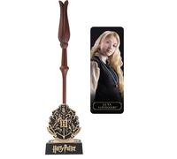 Harry Potter - Stylo baguette + socle & marque-page lenticulaire Luna Lovegood