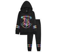 Harry Potter Survêtement Fille Ensemble Jogging Enfant Ado 7-14 Ans (11-12 ans, Noir)