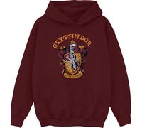 Harry Potter - Sweat à capuche "Gryffondor" pour filles BI8361 (116) (Bourgogne)