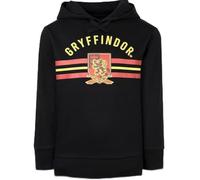 Harry Potter - Sweat à Capuche Harry Potter - Sweat à Capuche Noir et Jaune - Sweat à Capuche Gryffondor - 100% Coton - Cadeaux Harry Potter - Cadeaux Harry Potter pour Filles et garçons - 9-10 Ans
