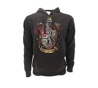 Harry Potter SWEAT A CAPUCHE Hoodie Blason GRYFFONDOR Maison - 100% Officiel WARNER BROS (XL Extra Large)