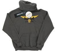 Harry Potter - Sweat à capuche "Poufsouffle" pour filles BI8245 (140-146) (Charbon de bois)