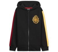 Harry Potter Sweat à Capuche Zippé pour Filles, Doux et Confortable - Cadeau Fille (Noir, 13-14 Ans)