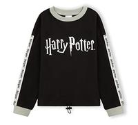 Harry Potter Sweat Fille 7-14 Ans (Noir/Gris Sweat, 11-12 Ans)