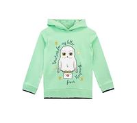 HARRY POTTER Sweatshirt à Capuche Fille Hedwig Vert 5-6 Ans