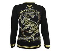 HARRY POTTER Sweatshirt Christmas Jumper Hufflepuff (L)