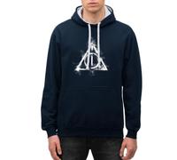 Harry Potter Symbole Reliques Mort Cadeau Sweat À Capuche Contrasté Unisexe