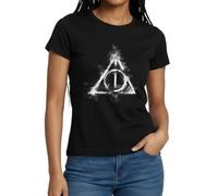 Harry Potter Symbole Reliques Mort Cadeau T Shirt Femme