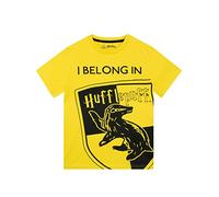 Harry Potter T-Shirt des Gamins Hufflepuff Jaune 6-7 Ans