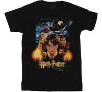 Harry Potter - T-shirt garçon "The Sorcerer's Stone" BI20979 (116) (Noir)