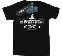 Harry Potter - T-shirt "Hogwarts First Year" pour femme BI26603 (3XL) (Noir)