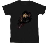 Harry Potter - T-shirt pour filles "Fight Like A Girl" BI21806 (128) (Noir)