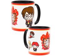 Harry Potter Tasse - 3 amis Gryffondor Tasse à café en céramique Blanc Rouge 320 ml