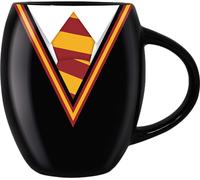 Harry Potter - Tasse à café Gryffondor Uniform, Ovale BS2345 (Taille unique) (Noir/Bourgogne/Or)