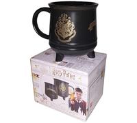 Harry Potter Tasse - Chaudron magique Poudlard - Chaudron de sorcière - Tasse à café - Tasse à café - En céramique - Noir - 450 ml