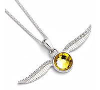 Harry Potter The Carat Shop Collier Vif d'or orné de cristaux, Argent sterling, Cristal
